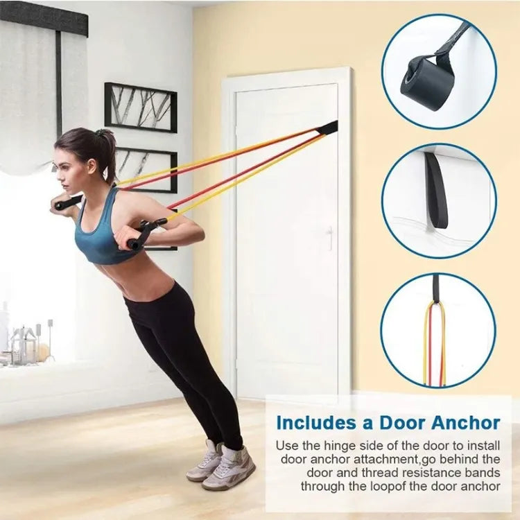 Portable Resistance Bands With Handles