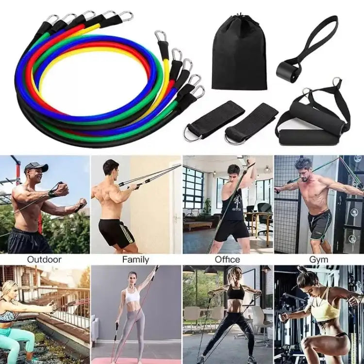 Portable Resistance Bands With Handles