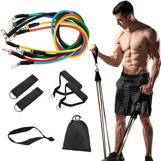 Portable Resistance Bands With Handles