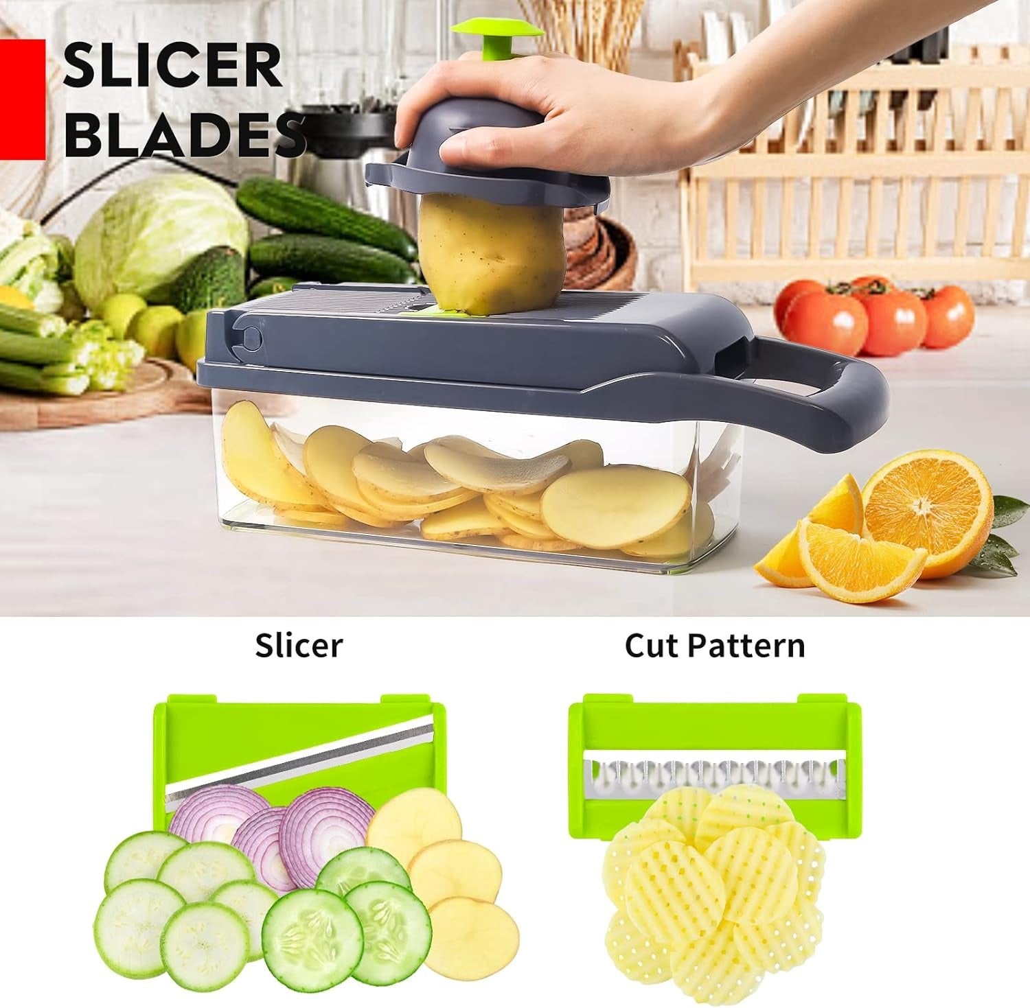 16in1 vegetable cutter